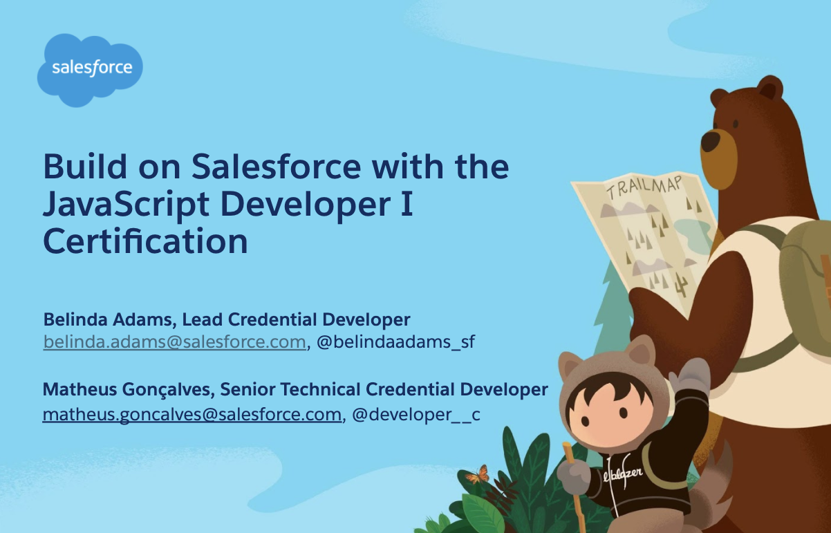 How to prepare for your Salesforce JavaScript Developer I Certification